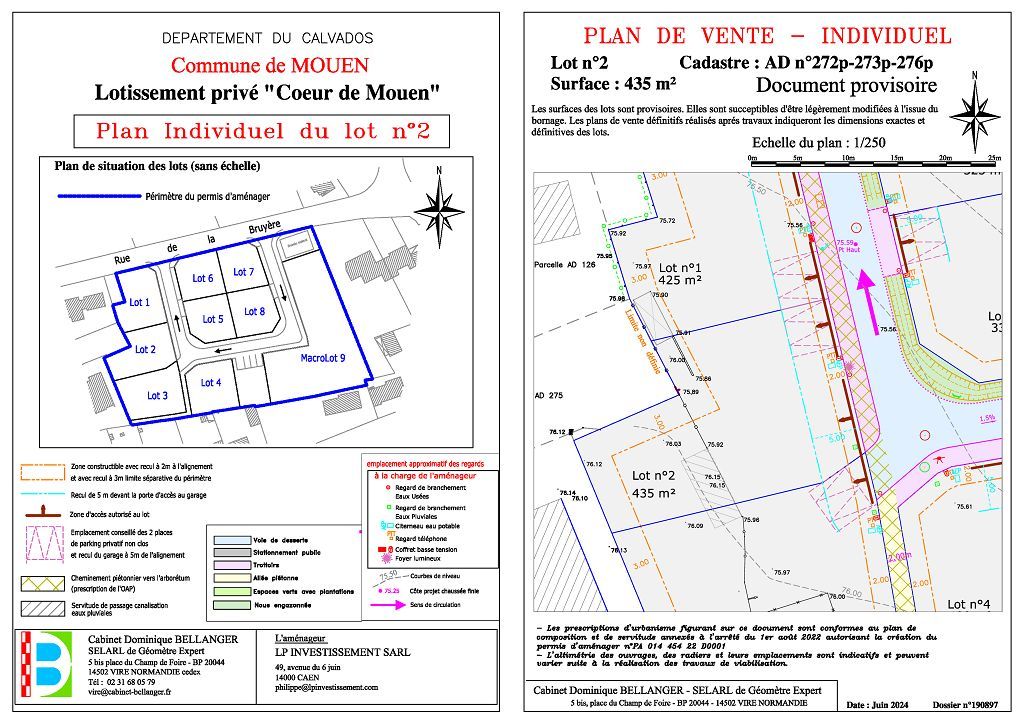 Terrain MOUEN (14790) 3A Immobilier