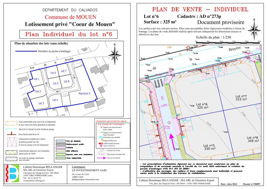 Terrain MOUEN (14790) 3A Immobilier